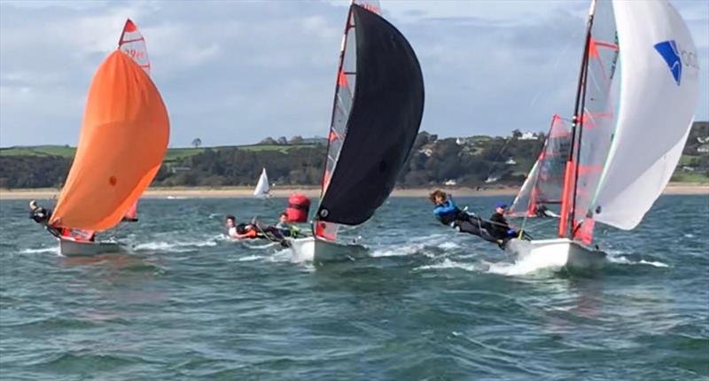 29er coached racing weekend at Pwllheli photo copyright Will Willett & Paul Burke taken at Plas Heli Welsh National Sailing Academy and featuring the 29er class