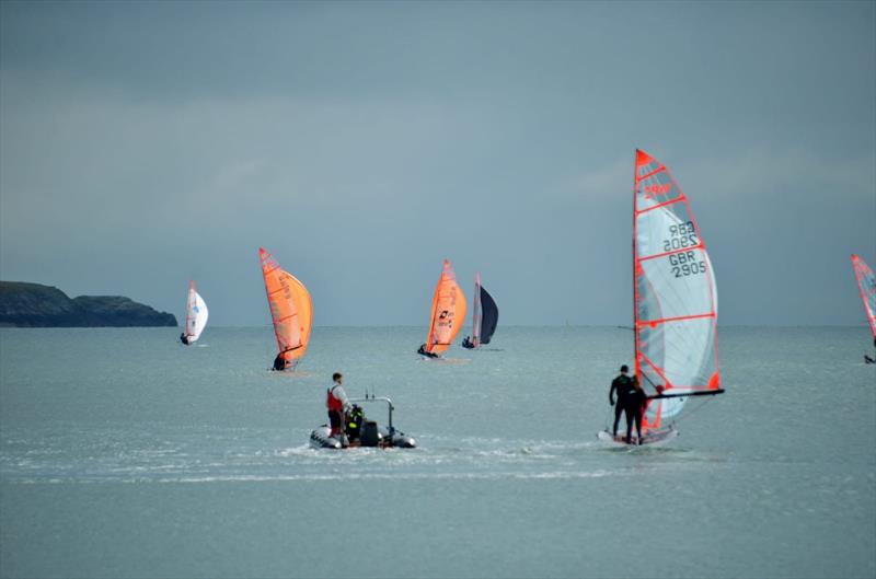 29er coached racing weekend at Pwllheli photo copyright Will Willett & Paul Burke taken at Plas Heli Welsh National Sailing Academy and featuring the 29er class