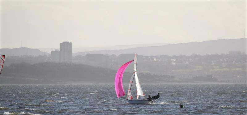 Danny and Tom win the RYA Scotland 29er Christmas Regatta photo copyright Iain Patrick taken at Dalgety Bay Sailing Club and featuring the 29er class