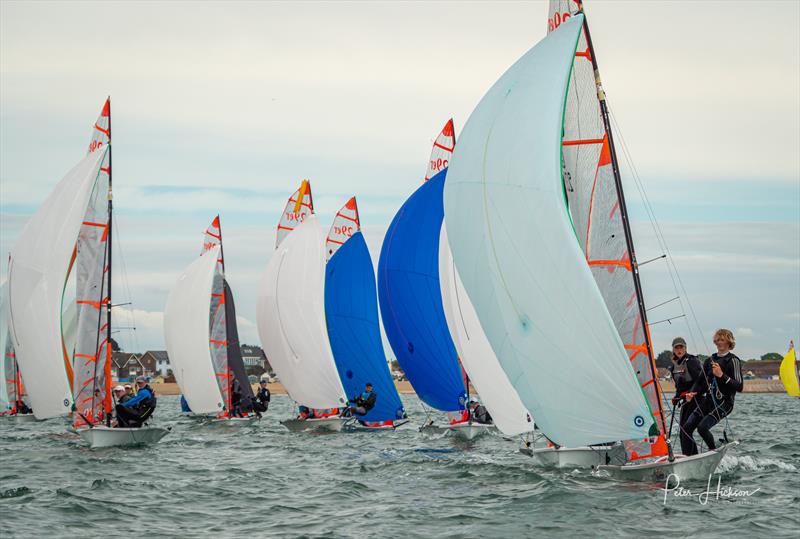 Allen 29er Grand Prix at Hayling Island photo copyright Peter Hickson taken at Hayling Island Sailing Club and featuring the 29er class