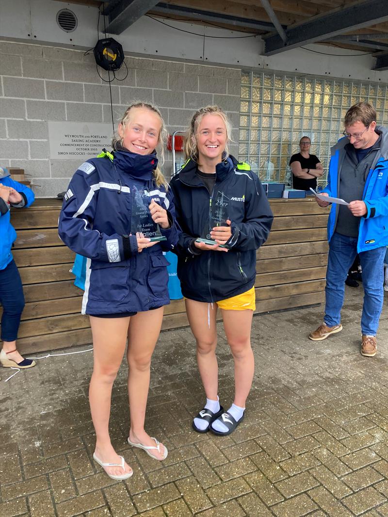 Sophie Dennis and Emma Wells, First Female Team in the Allen 29er Grand Prix at the WPNSA photo copyright 29er UK taken at Weymouth & Portland Sailing Academy and featuring the 29er class