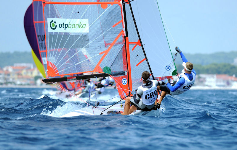 Lovro Ivanov and Marko Caric on day 6 of the ISAF Youth Worlds photo copyright Sime Sokota / ISAF Youth Sailing taken at  and featuring the 29er class