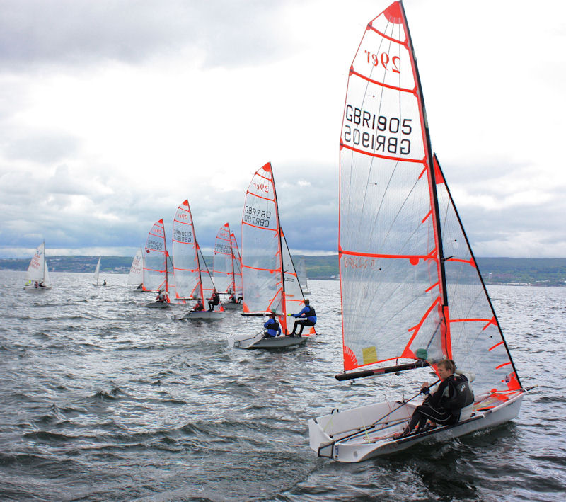 Helensburgh Youth Regatta photo copyright Kevin Lynch taken at Helensburgh Sailing Club and featuring the 29er class