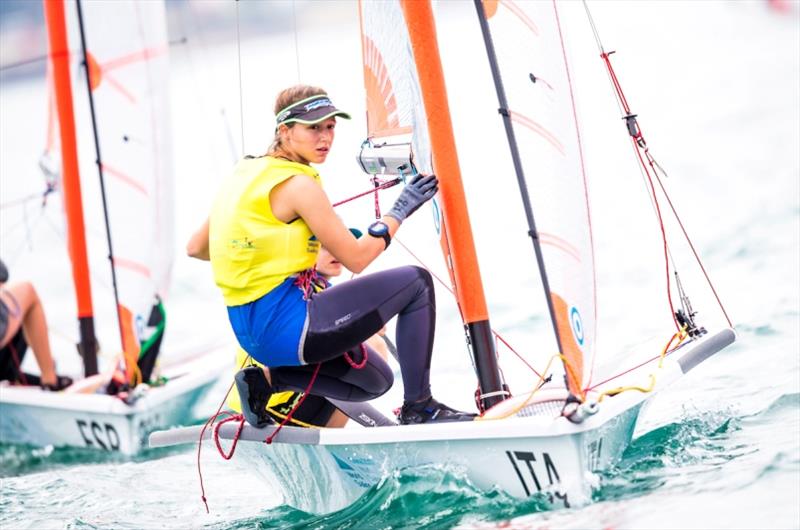 Italian 29er sailors at the Youth Sailing Worlds in Sanya photo copyright Tomas Moya / Sailing Energy / World Sailing taken at  and featuring the 29er class