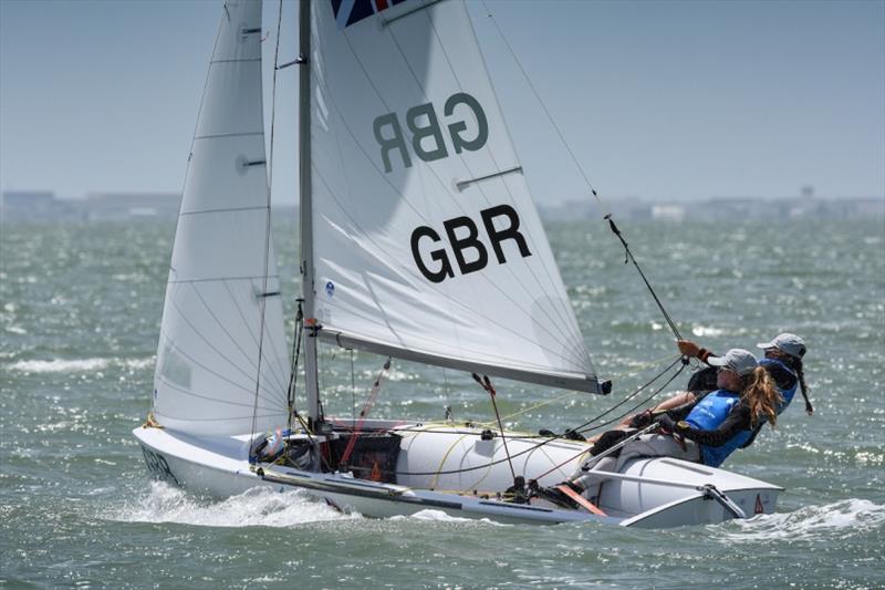 Freya Black and Millie Aldridge - Day 2 - Youth World Championships photo copyright James Tomlinson / / World Sailing taken at  and featuring the 29er class