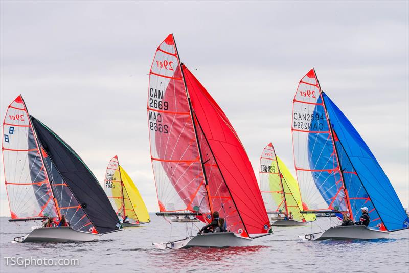 2018 Sail Canada Youth Championships - Day 4 photo copyright TSG Photo taken at Royal Canadian Yacht Club and featuring the 29er class