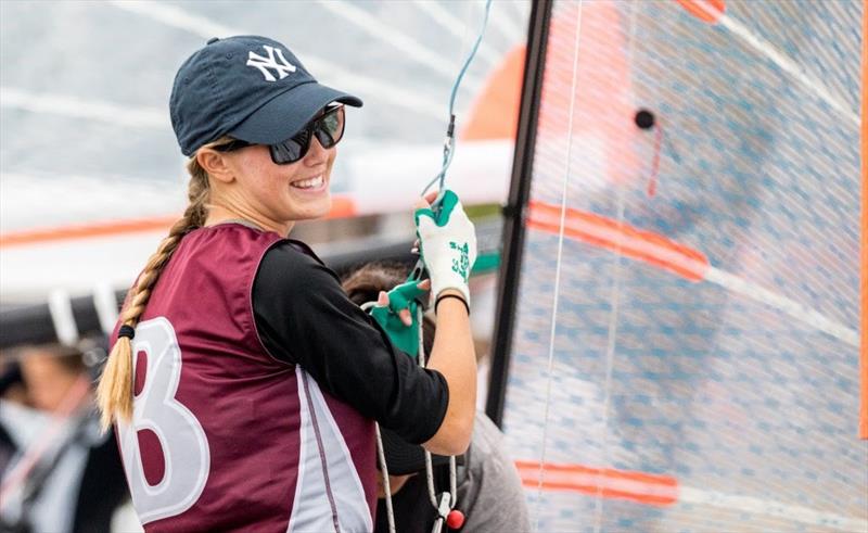 2018 San Diego Olympic Classes Regatta photo copyright Cynthia Sinclai taken at San Diego Yacht Club and featuring the 29er class