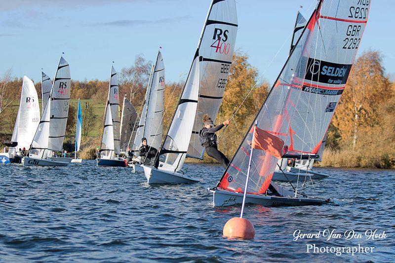 Leigh & Lowton Revett Series day 1 photo copyright Gerard van den Hoek taken at Leigh & Lowton Sailing Club and featuring the 29er class