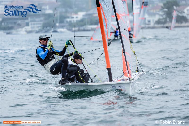 29ers at Sail Sydney photo copyright Robin Evans taken at Woollahra Sailing Club and featuring the 29er class