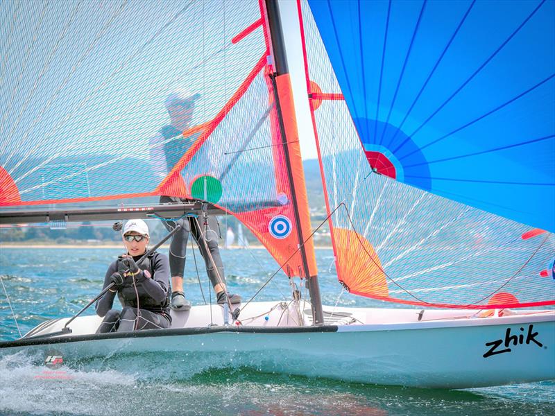 29er Australian Championship 2019 photo copyright Oliver Hartas taken at Royal Yacht Club of Tasmania and featuring the 29er class