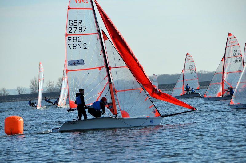 NeilPryde UK 29er Winter Championships photo copyright DWSC taken at Draycote Water Sailing Club and featuring the 29er class