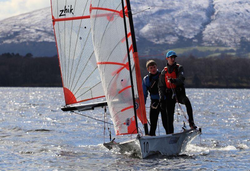 29ers at the RYA Scotland Academy Series photo copyright Andrew Robertson taken at  and featuring the 29er class