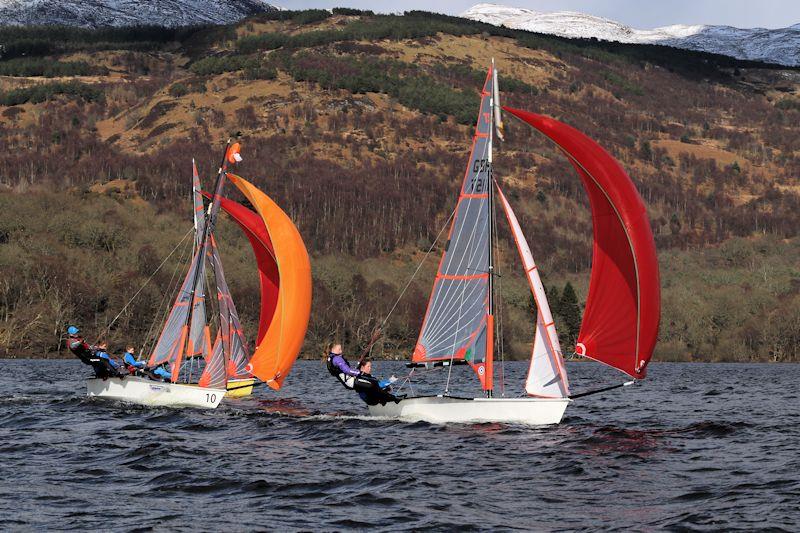 29ers at the RYA Scotland Academy Series photo copyright Andrew Robertson taken at  and featuring the 29er class