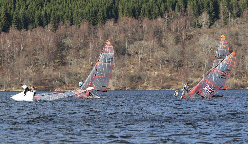 Northern 29ers at RYA Scotland Spring Championships at Loch Tummel photo copyright Andy Robertson taken at Loch Tummel Sailing Club and featuring the 29er class