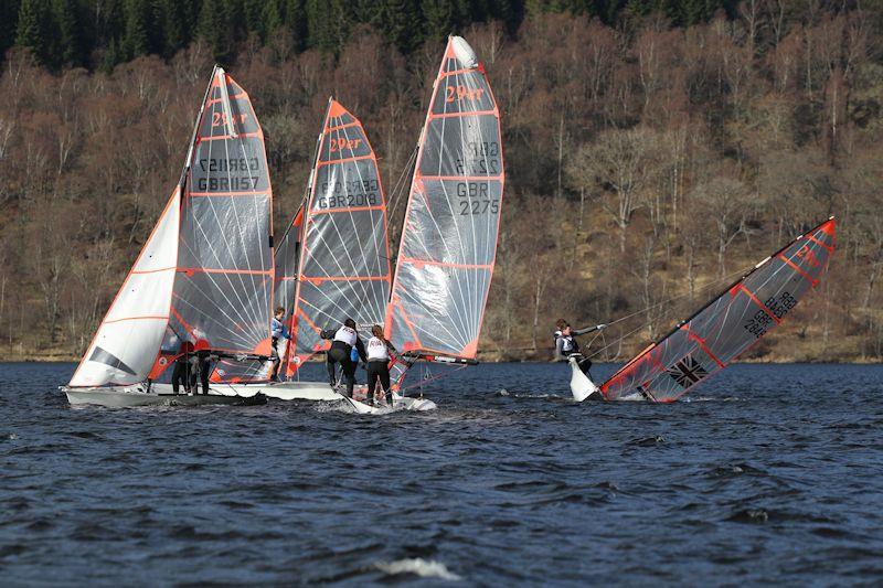 Northern 29ers at RYA Scotland Spring Championships at Loch Tummel photo copyright Andy Robertson taken at Loch Tummel Sailing Club and featuring the 29er class