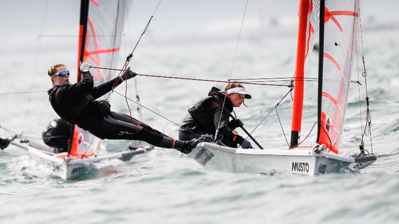 Freya Black and Millie Aldridge, 29er - photo © Paul Wyeth / RYA