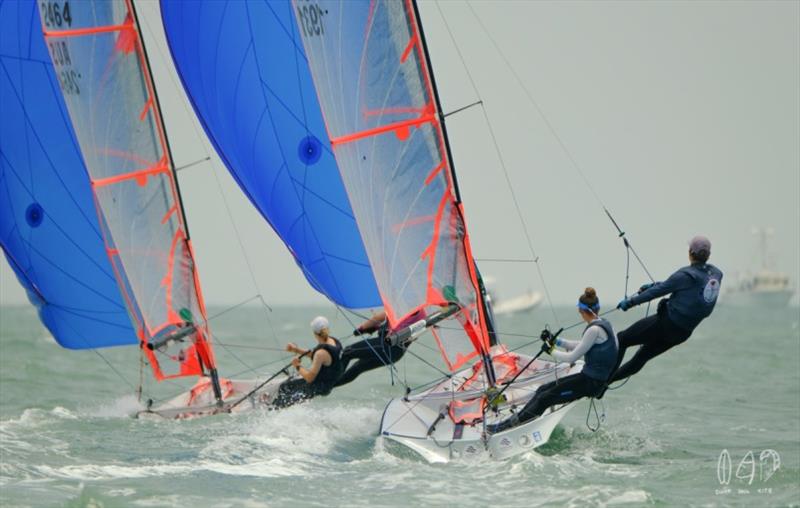 Day 2 - 2019 Sail Brisbane photo copyright Mitch Pearson / Surf Sail Kite taken at Royal Queensland Yacht Squadron and featuring the 29er class