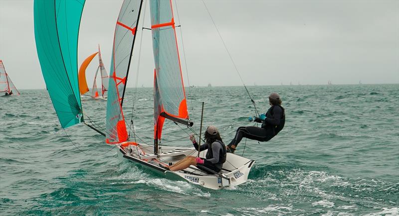 Ethan Galbraith and Charlie Zeeman took out the Australian 29er National Championship at the Blairgowrie Yacht Squadron photo copyright Jordan Roberts taken at Blairgowrie Yacht Squadron and featuring the 29er class