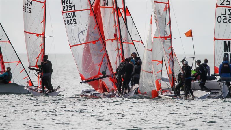 29er class holding sprint racing at Wakatere BC - Narrow Neck - June 2020 - photo © Richard Gladwell / Sail-World.com