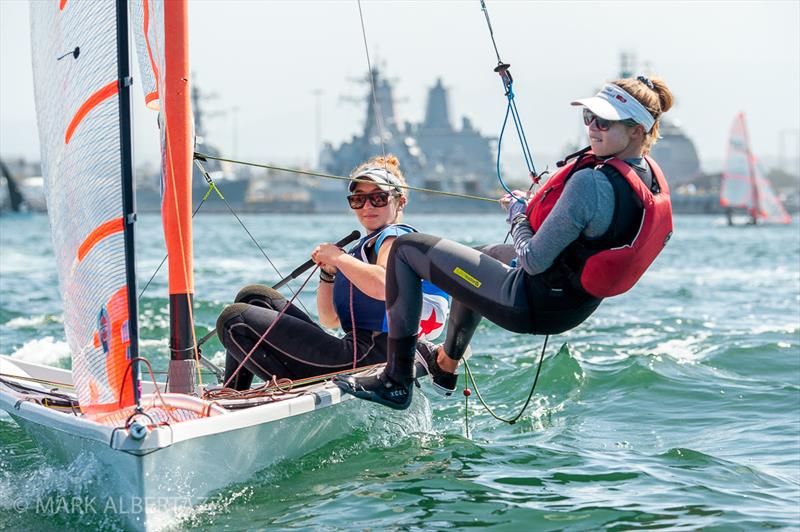 2021 Helly Hansen NOOD Regatta San Diego photo copyright Mark Albertazzi taken at San Diego Yacht Club and featuring the 29er class