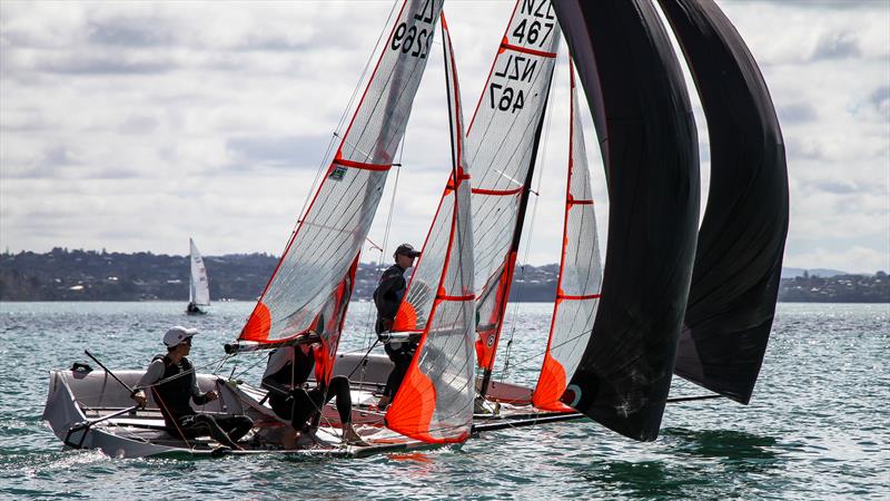 29ers - Oceanbridge NZL Sailing Regatta - Wakatere BC April 11, 2021 - photo © Richard Gladwell / Sail-World.com / nz