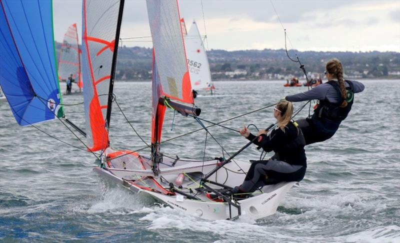 RYA NI Youth Championships at Carrickfergus SC photo copyright RYA Northern Ireland taken at Carrickfergus Sailing Club and featuring the 29er class