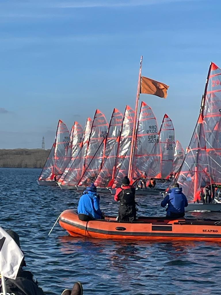 Typhoon 29er Winter Championship at Grafham Water photo copyright Rachael Jenkins taken at Grafham Water Sailing Club and featuring the 29er class