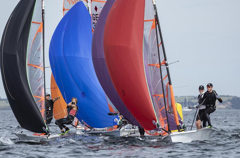 Volvo 29er European Championship day 1 photo copyright Mogens Hansen taken at Royal Danish Yacht Club and featuring the 29er class