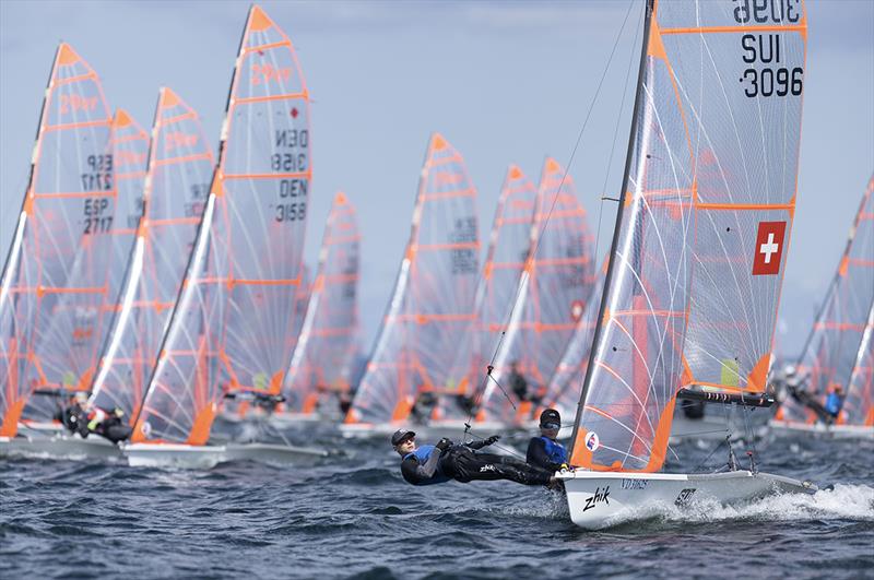 Volvo 29er European Championship day 3 photo copyright Mogens Hansen taken at Royal Danish Yacht Club and featuring the 29er class