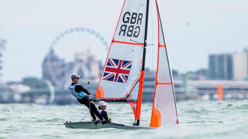 Silver for Santi Sesto Cosby and crew Leo Wilkinson in the 29er at the 2022 Allianz Youth World Sailing Championship - photo © Sailing Energy / World Sailing