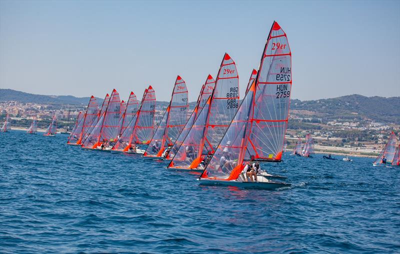 29er World Championships 2022 at El Balís, Spain - Day 4 - photo © Laura Carrau