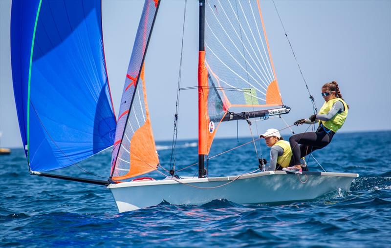 29er World Championships 2022 at El Balís, Spain - Day 4 photo copyright Laura Carrau taken at Club Nautico El Balis and featuring the 29er class