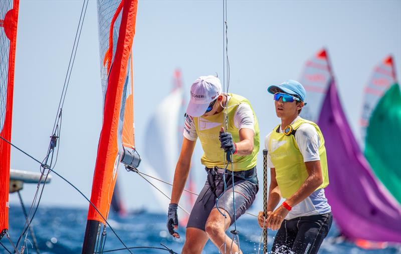 29er World Championships 2022 at El Balís, Spain - Day 6 photo copyright Laura Carrau taken at Club Nautico El Balis and featuring the 29er class