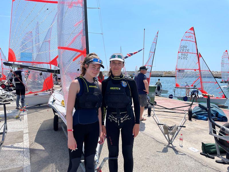 Ella Lightbody and Felicity Brellisford win first ladies at the 29er UK National Championships - photo © Phil Lightbody