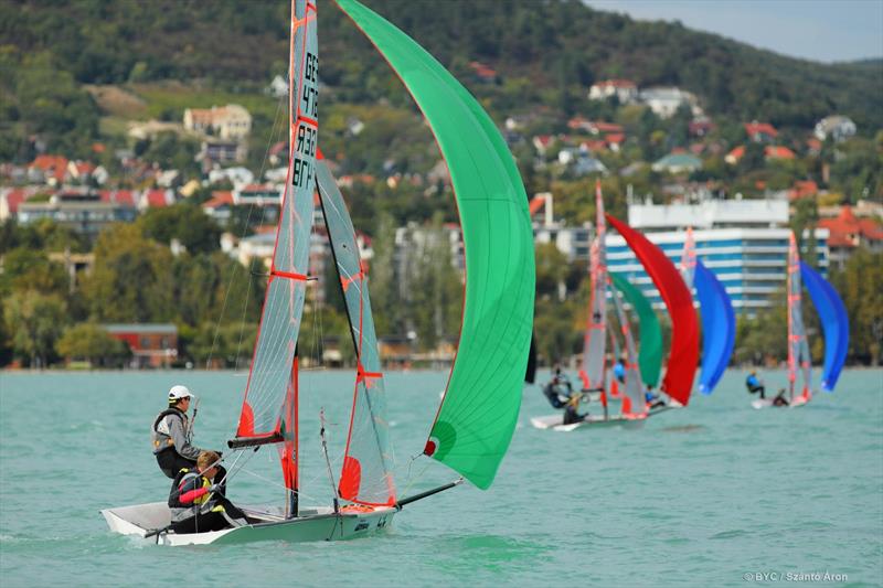 29er EuroCup Hungary photo copyright Aron Szanto taken at Balatonfüredi Yacht Club and featuring the 29er class