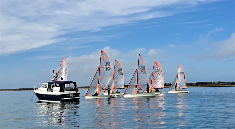 Allen 29er GP2 at Lymington photo copyright 29er Class Association taken at Royal Lymington Yacht Club and featuring the 29er class