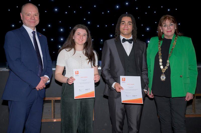 DWSC sailor Millie Irish receives extension of GLL sposorship for another year - Rugby Sports Awards 2022 - photo © Rugby Sport and Leisure