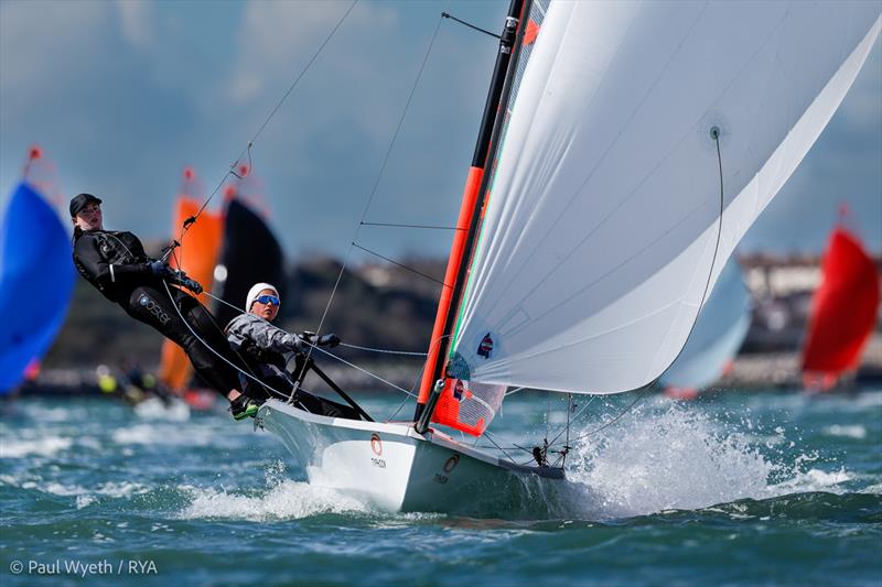 2023 RYA Youth National Championships at the WPNSA photo copyright Paul Wyeth / RYA taken at Weymouth & Portland Sailing Academy and featuring the 29er class