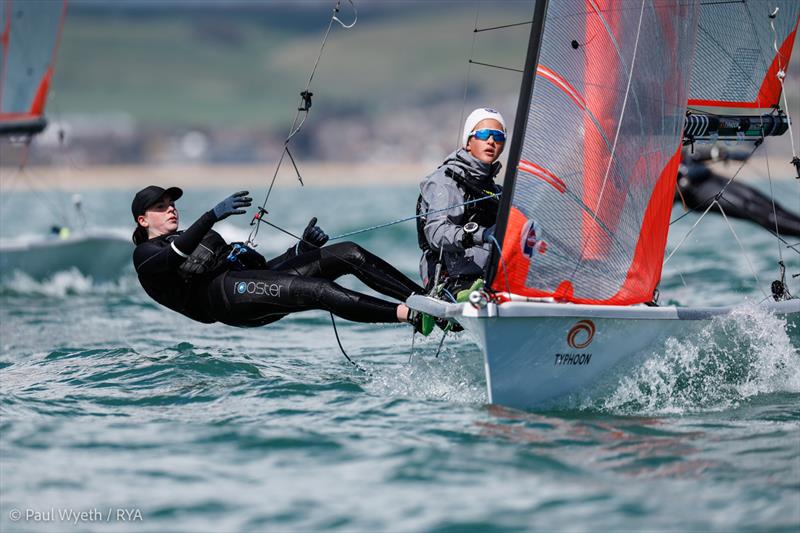2023 RYA Youth National Championships at the WPNSA photo copyright Paul Wyeth / RYA taken at Weymouth & Portland Sailing Academy and featuring the 29er class