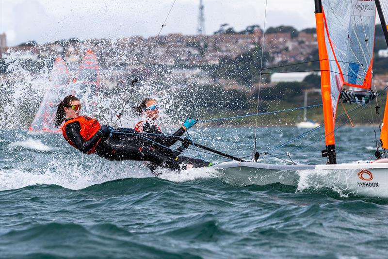 Typhoon UK 29er Nationals at the WPNSA Day 2 photo copyright Phil Jackson / Digital Sailing taken at Weymouth & Portland Sailing Academy and featuring the 29er class