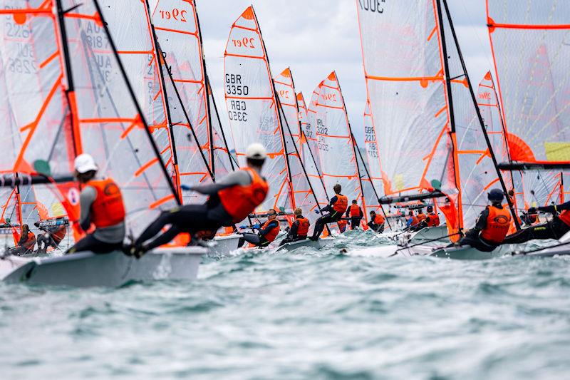 Typhoon UK 29er Nationals at the WPNSA Day 3 photo copyright Phil Jackson / Digital Sailing taken at Weymouth & Portland Sailing Academy and featuring the 29er class