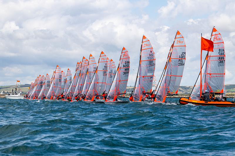 Typhoon UK 29er Nationals at the WPNSA Day 4 photo copyright Phil Jackson / Digital Sailing taken at Weymouth & Portland Sailing Academy and featuring the 29er class