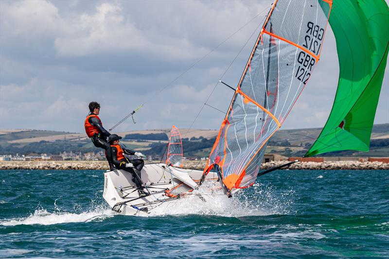 Typhoon UK 29er Nationals at the WPNSA Day 4 photo copyright Phil Jackson / Digital Sailing taken at Weymouth & Portland Sailing Academy and featuring the 29er class