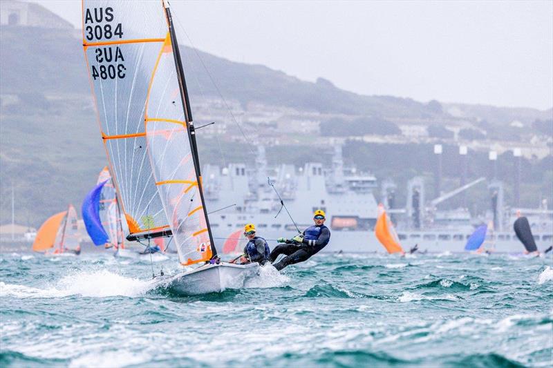 Ben Crafoord with Jacob Marks - 2023 29er Worlds - photo © Digital Sailing