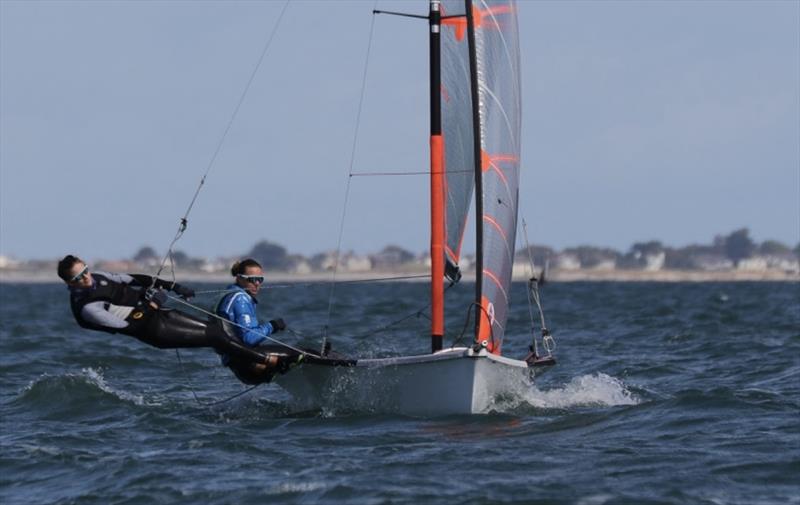 Lucia Cullen & Alana Twomey at 29er European Championship photo copyright Mogens Hansen taken at Royal Swedish Yacht Club and featuring the 29er class