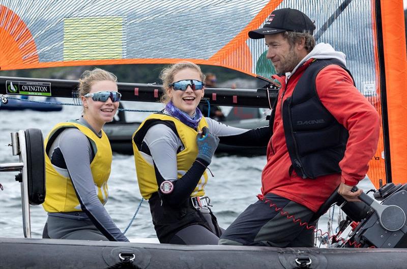 Lucia Cullen & Alana Twomey at 29er European Championship photo copyright Mogens Hansen taken at Royal Swedish Yacht Club and featuring the 29er class