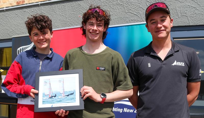 New Zealand Youth Championships - Murray's Bay Sailing Club - October 2023 photo copyright Yachting NZ taken at Murrays Bay Sailing Club and featuring the 29er class