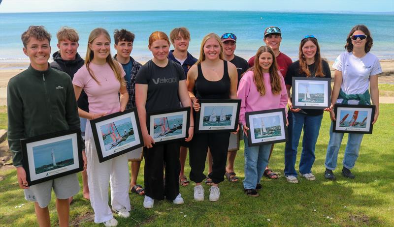 New Zealand Youth Championships - Murray's Bay Sailing Club - October 2023 photo copyright Yachting NZ taken at Murrays Bay Sailing Club and featuring the 29er class