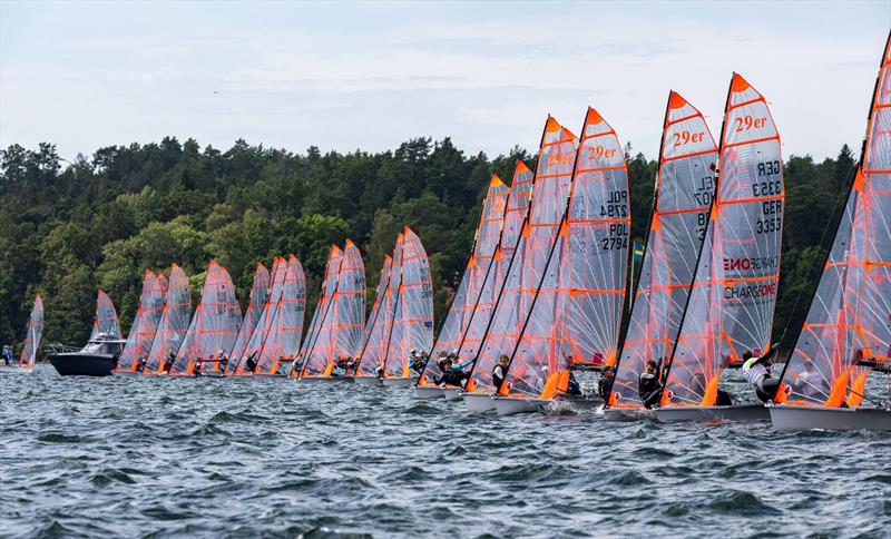 29er European Championship photo copyright Sailing.Pics / Kristian Joos taken at Royal Swedish Yacht Club and featuring the 29er class