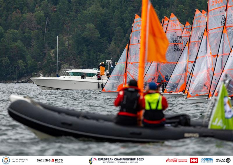 29er European Championship 2023 at Stockholm, Sweden photo copyright Kristian Joos / www.sailing.pics taken at Royal Swedish Yacht Club and featuring the 29er class